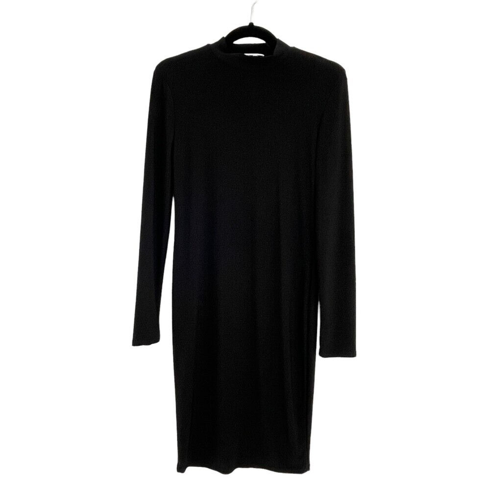 Won Hundred High Neck Mini Dress Black Small